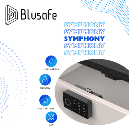 Blusafe Symphony Smart Cabinet Lock — RFID, NFC & App