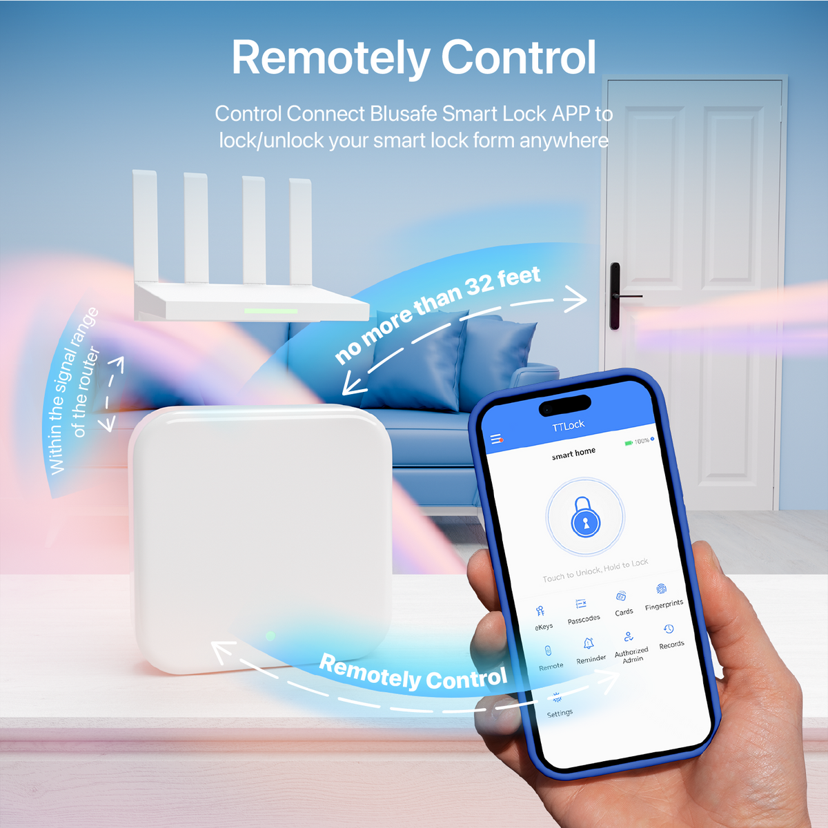 TTLock G2 Wi-Fi Gateway for Blusafe Smart Locks