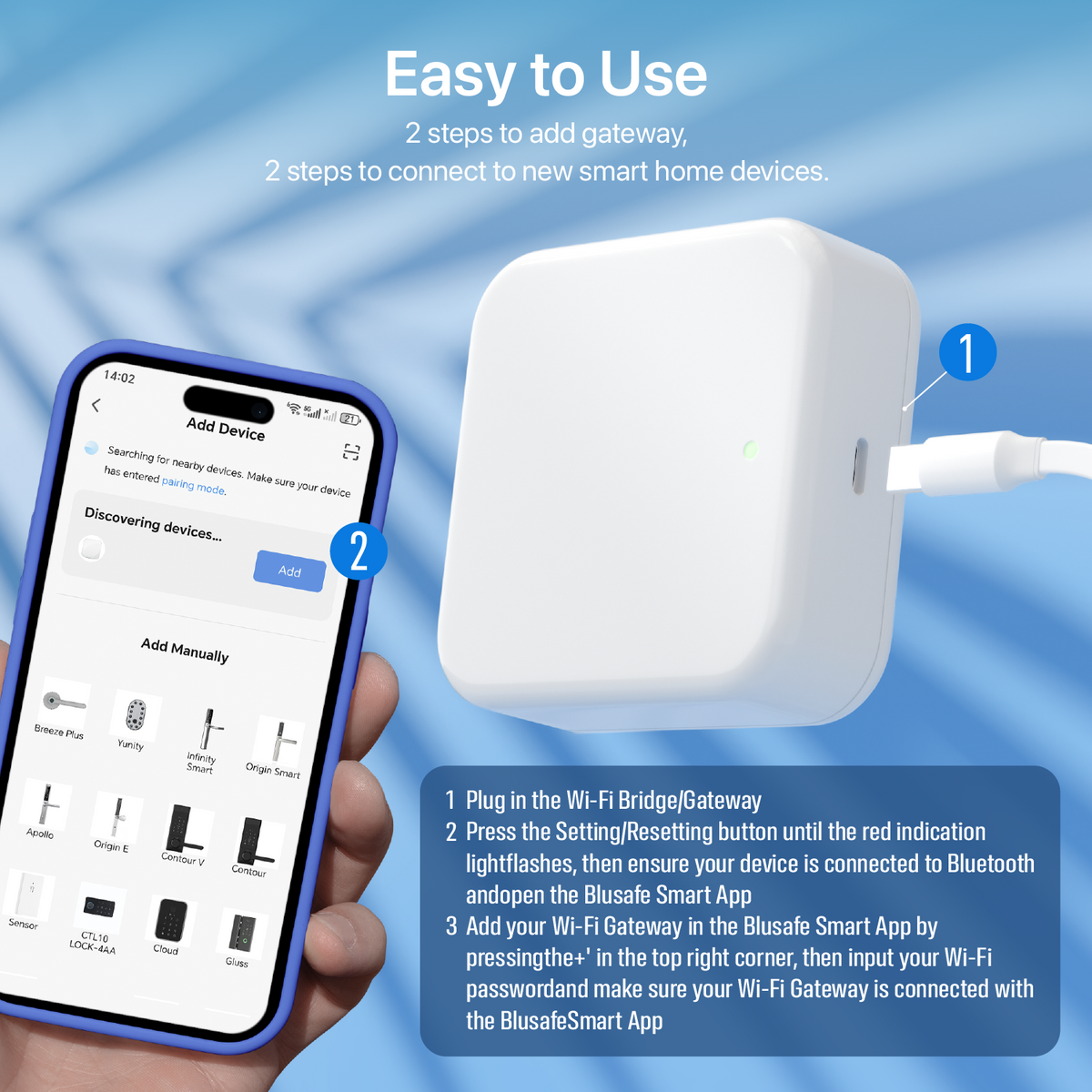 TTLock G2 Wi-Fi Gateway for Blusafe Smart Locks
