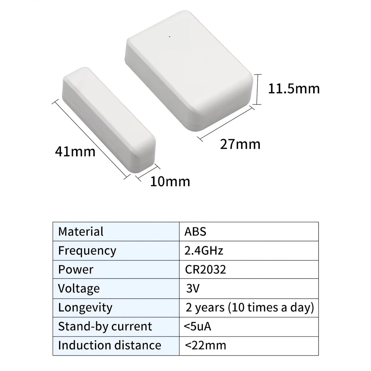 Blusafe DS2 Door Sensor for TTLock Smart Locks
