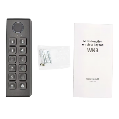 WK3 wireless keypad side view for TTLock access control