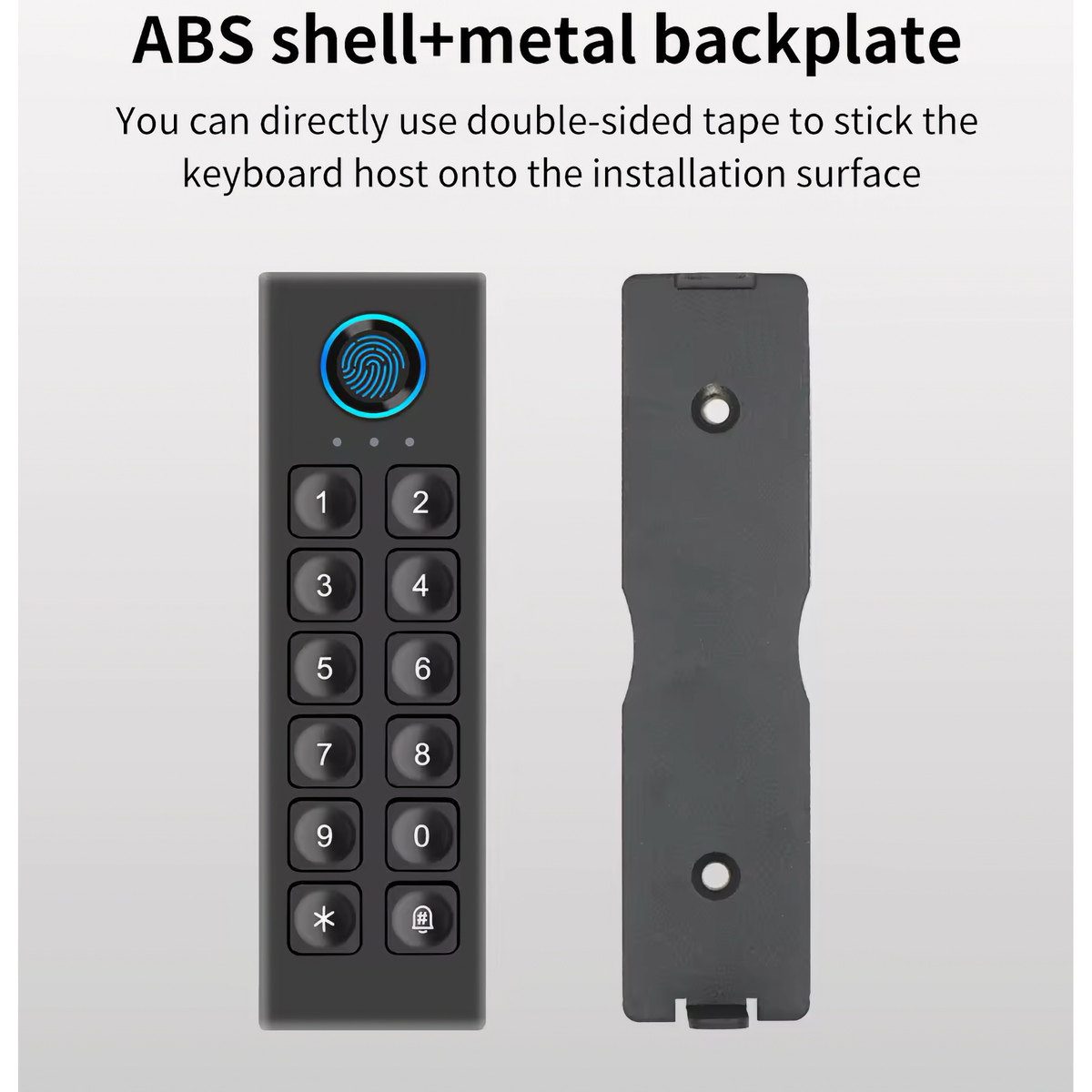 WK3 app controlled fingerprint keypad product view