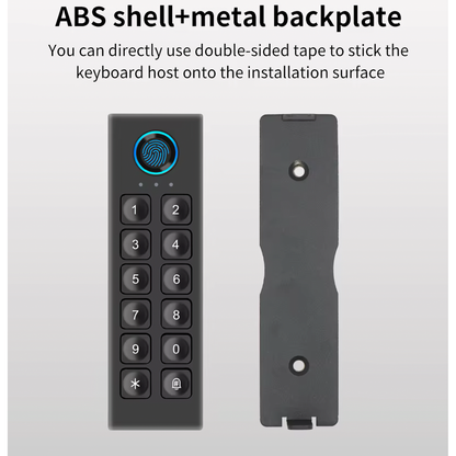 WK3 app controlled fingerprint keypad product view