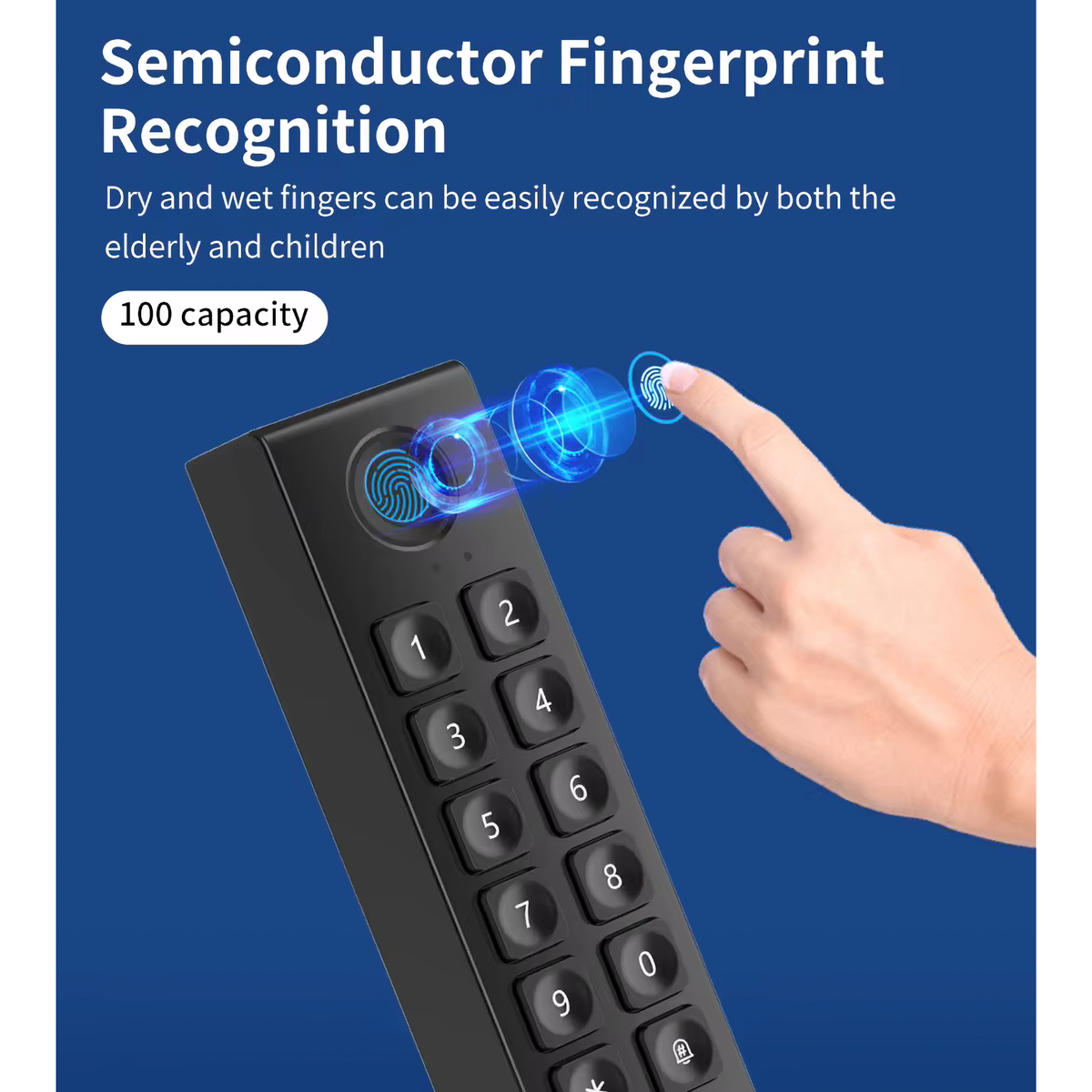 WK3 TTLock keypad mounting and product detail