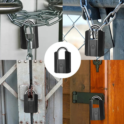 Blusafe Smart Fingerprint Padlock Pro – Bluetooth App Control, IP67 Weatherproof