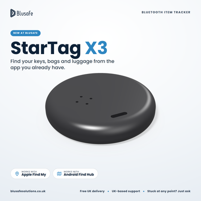 StarTag X3 Bluetooth Tracker — Apple Find My or Android Find Hub